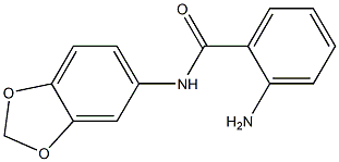 2-amino-N-(1,3-benzodioxol-5-yl)benzamide Struktur