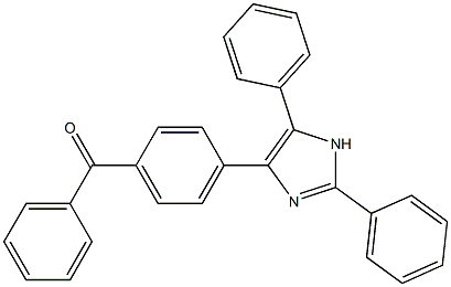 [4-(2,5-diphenyl-1H-imidazol-4-yl)phenyl](phenyl)methanone Struktur