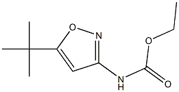 ethyl 5-tert-butyl-3-isoxazolylcarbamate Struktur