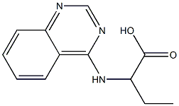 2-(quinazolin-4-ylamino)butanoic acid Struktur