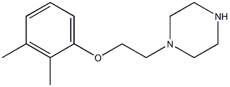 1-{2-[(2,3-dimethylphenyl)oxy]ethyl}piperazine Struktur