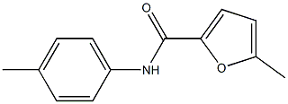 5-methyl-N-(4-methylphenyl)-2-furamide Struktur