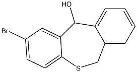 2-bromo-6,11-dihydrodibenzo[b,e]thiepin-11-ol Struktur