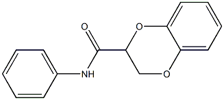 N-phenyl-2,3-dihydro-1,4-benzodioxine-2-carboxamide Struktur