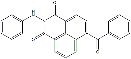 2-anilino-6-benzoyl-1H-benzo[de]isoquinoline-1,3(2H)-dione Struktur