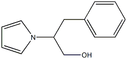 3-phenyl-2-(1H-pyrrol-1-yl)-1-propanol Struktur