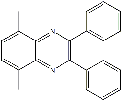 5,8-dimethyl-2,3-diphenylquinoxaline Struktur