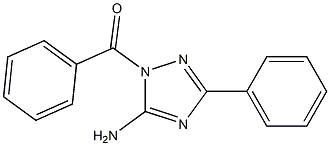 1-benzoyl-3-phenyl-1H-1,2,4-triazol-5-amine Struktur