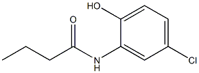 N-(5-chloro-2-hydroxyphenyl)butanamide Struktur