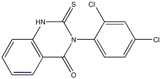 3-(2,4-dichlorophenyl)-2-thioxo-2,3-dihydroquinazolin-4(1H)-one Struktur