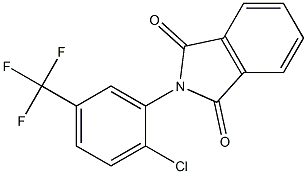 2-[2-chloro-5-(trifluoromethyl)phenyl]-1H-isoindole-1,3(2H)-dione Struktur