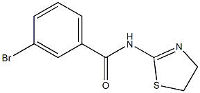 3-bromo-N-(4,5-dihydro-1,3-thiazol-2-yl)benzamide Struktur