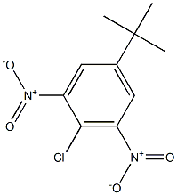 2,6-Dinitro-4-tert-butylchlorobenzene Struktur