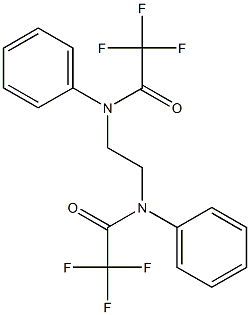 2,2,2-trifluoro-N-phenyl-N-{2-[(2,2,2-trifluoroacetyl)anilino]ethyl}acetamide Struktur