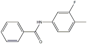 N-(3-fluoro-4-methylphenyl)benzamide Struktur