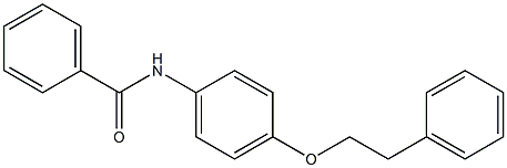 N-[4-(phenethyloxy)phenyl]benzamide Struktur