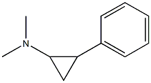 N,N-Dimethyl-2-phenylcyclopropane-1-amine Struktur