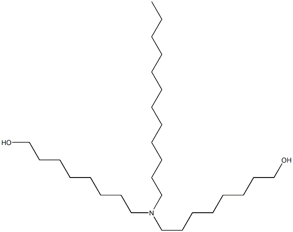 8,8'-(Dodecylimino)bis(1-octanol) Struktur