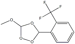 3-Methoxy-5-(2-trifluoromethylphenyl)-1,2,4-trioxolane Struktur