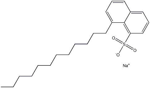 8-Dodecyl-1-naphthalenesulfonic acid sodium salt Struktur