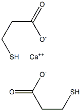 Bis(3-mercaptopropionic acid)calcium salt Struktur