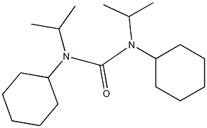 N,N'-Dicyclohexyl-N,N'-diisopropylurea Struktur