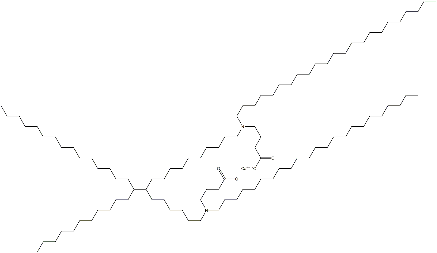 Bis[4-(ditricosylamino)butyric acid]calcium salt Struktur