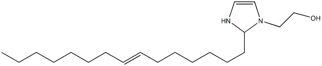 2-(7-Pentadecenyl)-4-imidazoline-1-ethanol Struktur