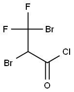 2,3-Dibromo-3,3-difluoropropanoic acid chloride Struktur