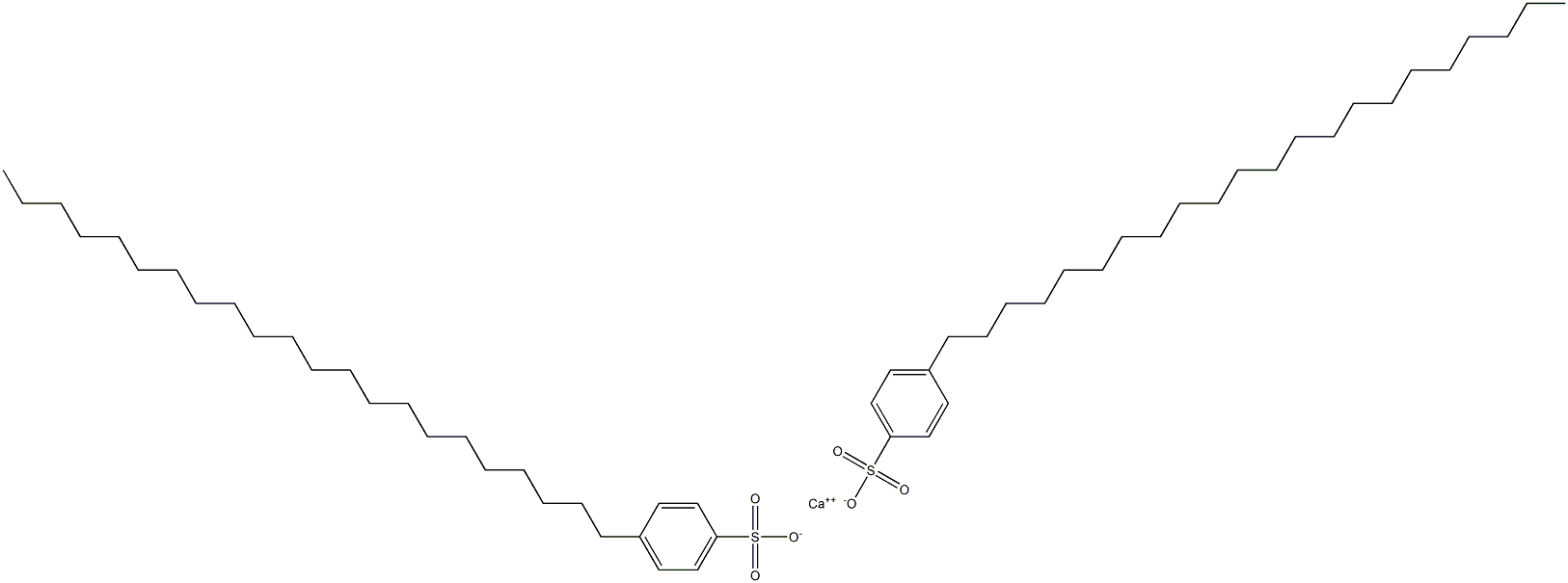 Bis(4-docosylbenzenesulfonic acid)calcium salt Struktur