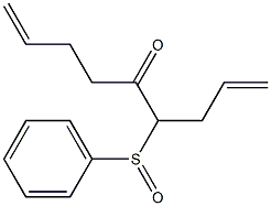 4-(Phenylsulfinyl)-1,8-nonadien-5-one Struktur