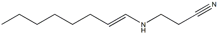 N-(2-Cyanoethyl)-1-octenylamine Struktur