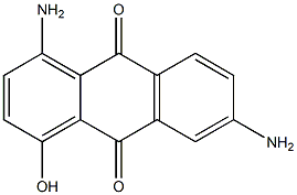 1-Hydroxy-4,7-diaminoanthraquinone Struktur