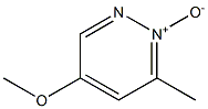 5-Methoxy-3-methylpyridazine 2-oxide Struktur