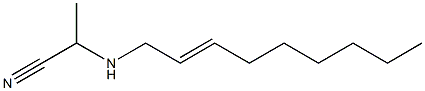 2-(2-Nonenylamino)propiononitrile Struktur