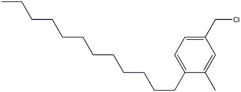 4-Dodecyl-3-methylbenzyl chloride Struktur