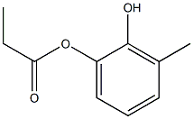 Propanoic acid 2-hydroxy-3-methylphenyl ester Struktur