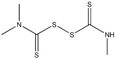 N,N,N'-Trimethylthiuram disulfide Struktur