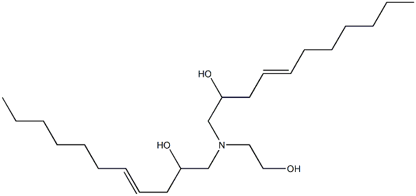 1,1'-[(2-Hydroxyethyl)imino]bis(4-undecen-2-ol) Struktur