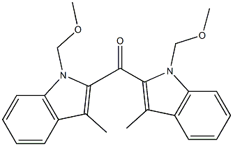 Methoxymethyl(3-methyl-1H-indol-2-yl) ketone Struktur