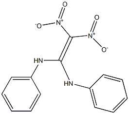 N,N'-(Dinitroethenylidene)bisaniline Struktur