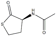 (3S)-4,5-Dihydro-3-(acetylamino)thiophene-2(3H)-one Struktur