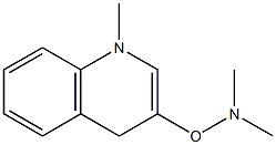 1-Methyl-3-(dimethylaminooxy)-1,4-dihydroquinoline Struktur