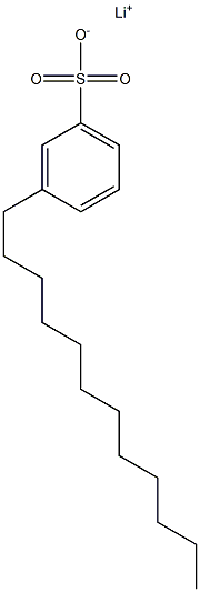 3-Dodecylbenzenesulfonic acid lithium salt Struktur