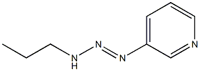 1-(3-Pyridyl)-3-propyltriazene Struktur