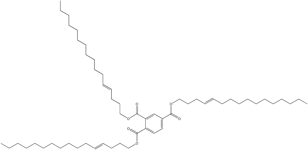 1,2,4-Benzenetricarboxylic acid tri(4-hexadecenyl) ester Struktur