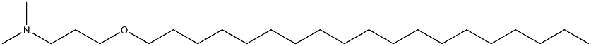 N,N-Dimethyl-3-nonadecyloxy-1-propanamine Struktur