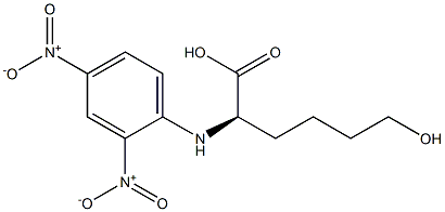 [R,(+)]-6-Hydroxy-2-(2,4-dinitroanilino)hexanoic acid Struktur