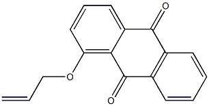 1-(2-Propenyloxy)-9,10-anthraquinone Struktur