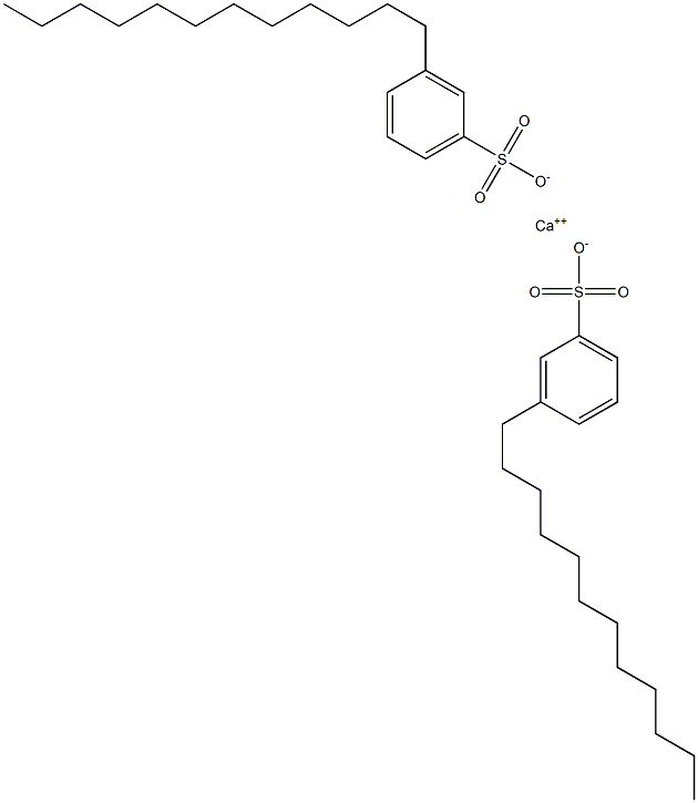 Bis(3-dodecylbenzenesulfonic acid)calcium salt Struktur